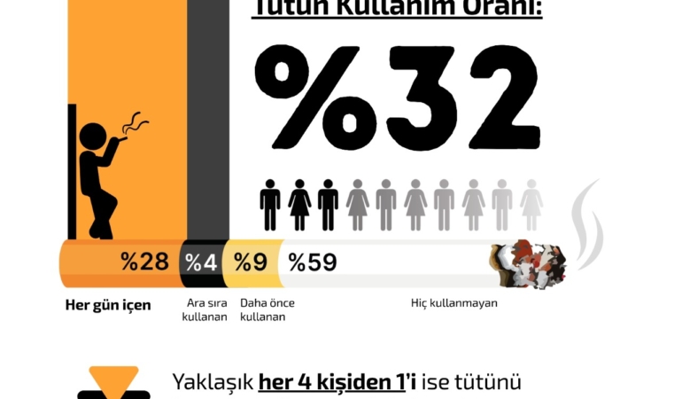 Türkiye OECD Ülkeleri Arasında Günlük Tütün Kullanımında İlk Sırada