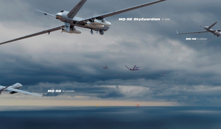 MQ-9B İnsansız Hava Araçları Uzun Menzilli Silahlarla Donatılıyor mu?