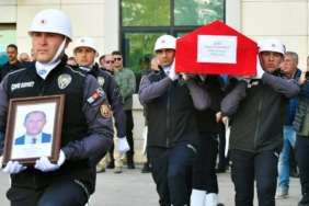 Ankara'da Kontrol Noktasında Şehit Olan Polis Memuru Ahmet Türkoğlu İçin Tören Yapıldı